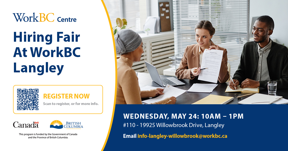 Sold out! Hiring Fair at WorkBC Langley